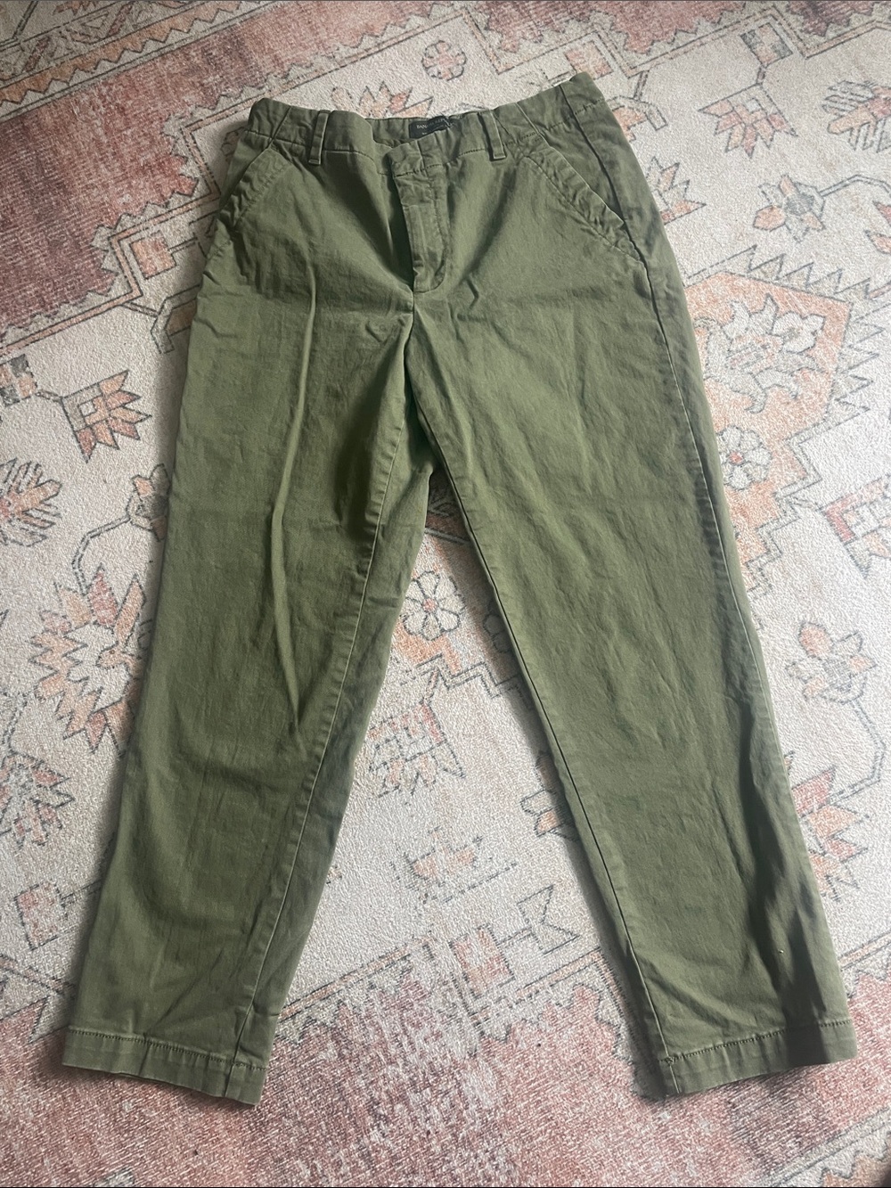 Banana Republic Olive Slim-Fit Chino Pants